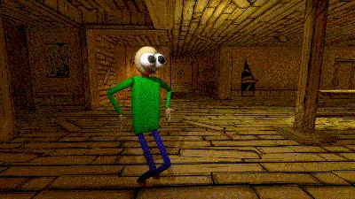 Baldi \"By Looking At The Tempered Glass From The Side\" | Know Your Meme