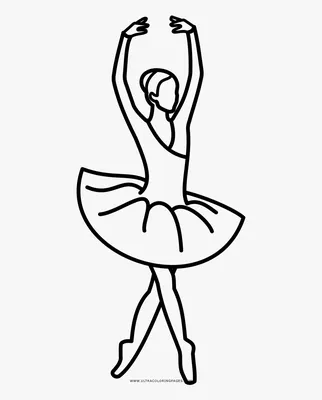 Рисунки для срисовки балерина легкие - 73 фото