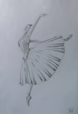 Рисунок балерины для срисовки легкий - 57 фото