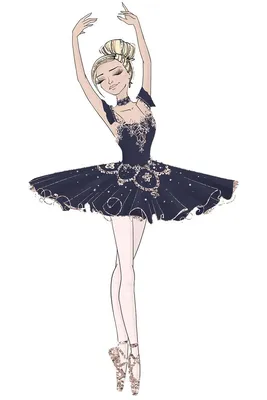 Ballerina. Балерина. PNG. | Искусство балерины, Рисунки девушки, Балерины