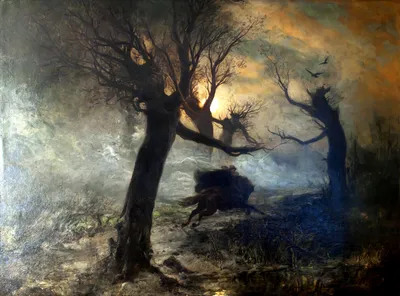 Лесной царь на картине Клевера | Картины с историей | Дзен