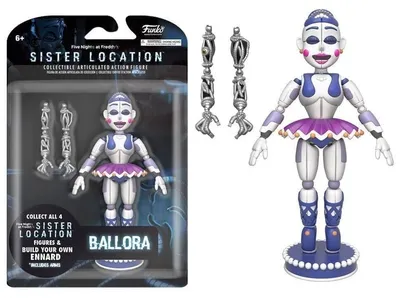 Подвижная фигурка Балора фнаф 5 ночей с Фредди (Ballora FNAF Five Nights at  Freddy's Action Figure) купить в Москве, СПб, Новосибирске по низкой цене