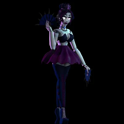 SHES SO PRETTY OH MY LORD #glamrockballora #ballora #fnafsl #fnafsb #s... |  TikTok