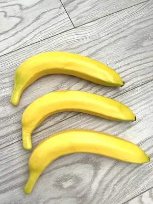 Искусственный декоративный фрукт Банан, 20*4см, 3шт / Муляж банана - купить  по низкой цене в интернет-магазине OZON (939534608)