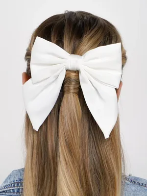 Корейский стиль бантик для волос коготь ткань бантик хвост держатель милый  бант вертикальный зажим для девочек – купить по низким ценам в  интернет-магазине Joom