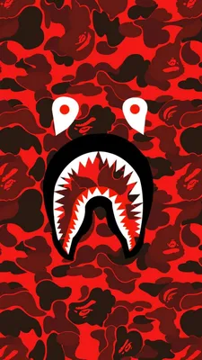 Bape shark face red camo | Bape shark wallpaper, Bape wallpaper iphone, Bape  wallpapers