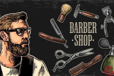 Download Illustration Clipart (#5367055) - PinClipart | Barber logo,  Barbershop design, Barber shop pictures