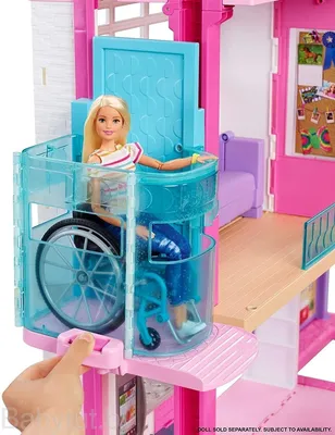 Barbie Дом мечты Барби с бассейном и винтовой горкой, HMX10 (id 113669032),  купить в Казахстане, цена на Satu.kz