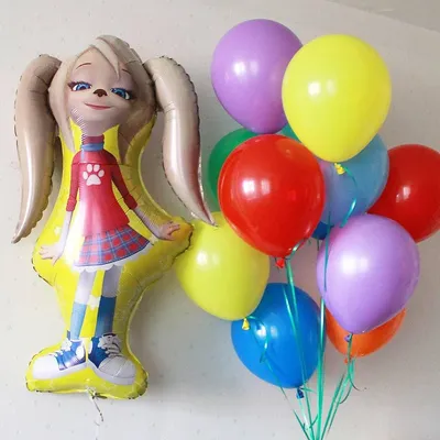 Воздушный шар на палочке Барбоскины Роза - купить в Сочи по цене 170 руб