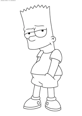 Значок - пин Барт Симпсон из мультфильма The Simpsons купить по цене 450  руб. в Тюмени (Фото, Отзывы)