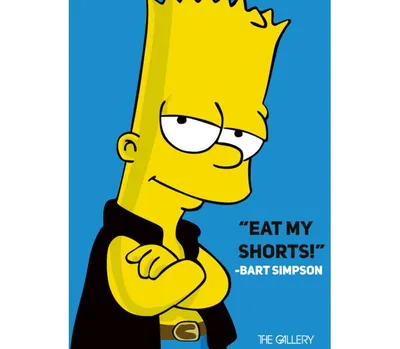 Барт симпсон по клеточкам - 50 фото