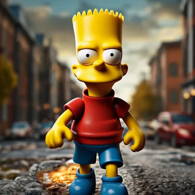Барт Симпсон» — создано в Шедевруме
