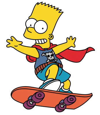Картина на холсте \"Барт Симпсон скейтер\": продажа, цена в Киеве. Картины от  \"UKRТОЧКА\" - 1949450811
