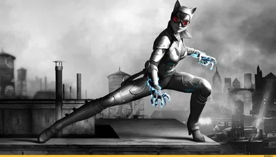 Arkham City :: Batman Arkham (Бэтмен: Аркхэм, Аркхэмверс, игры про Аркхем)  :: Penguin (Пингвин, Освальд Кобблпот) :: Харли Квинн (Harley Quinn) ::  Джокер :: Dave Wilkins :: DC :: красивые картинки ::