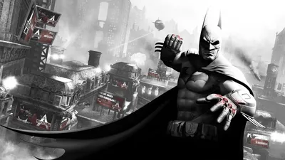 Batman arkham city, девушка, кошка, маска, спина, очки, чб обои, фото,  картинки