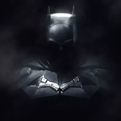 Живые обои The Batman на черном фоне / персонализация интерфейса