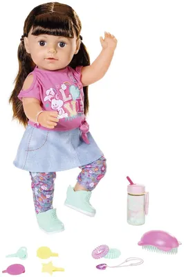 Интернет Магазин детских игрушек - 💞Интерактивная кукла Baby Born (Беби Бон)  \"Сестричка\" с длинными волосами от Zapf Creation станет превосходным  подарком и приведет в полный восторг абсолютно любую девочку! . .  Очаровательная