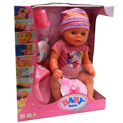 Интерактивная кукла Baby Born (беби бон). Пупс с одеждой и аксессуарами  822005 (оригинал) (ID#660931211), цена: 1883 ₴, купить на Prom.ua