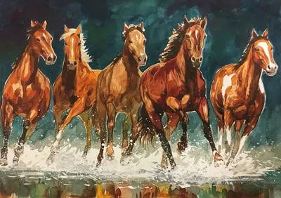Бегущие лошади» скульптура Мовсисяна Тиграна — купить на ArtNow.ru