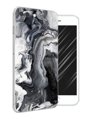 Чехол Awog на Apple iPhone 7 Plus / Айфон 7 Plus \"Бело-черные сложные  полосы\", купить в Москве, цены в интернет-магазинах на Мегамаркет