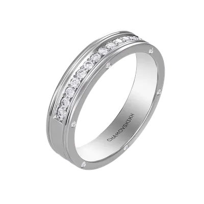 Кольцо из белого золота с бриллиантом — купить в интернет-магазине Якутские  бриллианты