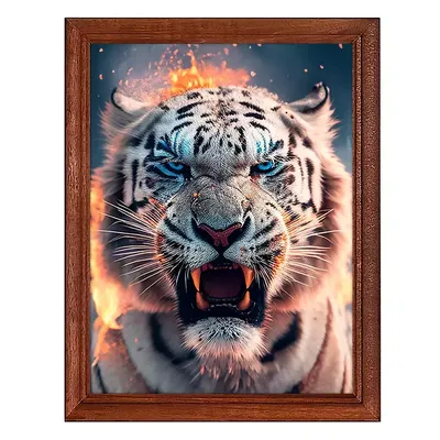 Профиль Белого Тигра — стоковые фотографии и другие картинки Белый тигр - Белый  тигр, Тигр, Голова животного - iStock