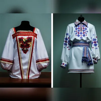 Национальный белорусский костюм для мальчика: головной убор, сорочка, пояс,  брюки (Россия) купить в Красноярске