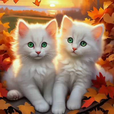 маленький белый котенок сидит на пушистых перьях, менуэт кошка, синий мех,  облака сладкой ваты фон картинки и Фото для бесплатной загрузки