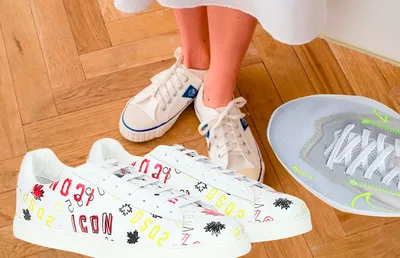 Мужские белые кроссовки из эко-кожи И-FM10205-4 - купить недорого в  интернет магазине \"OLLA\", Украина.