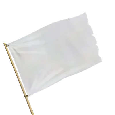 plain white flag . AI generative 23266064 PNG