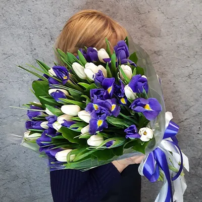 Заказать Букет белых тюльпанов \"Эмма\" в Киеве