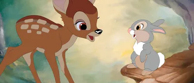 Обои на рабочий стол Олененок Bambi / Бэмби из одноименного мультфильма, by  Yakovlev-vad, обои для рабочего стола, скачать обои, обои бесплатно