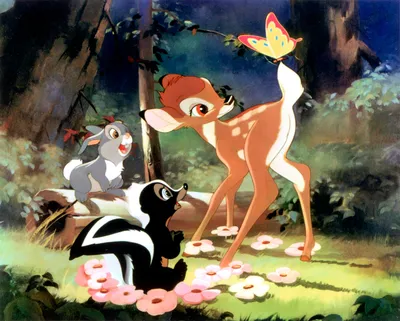 Обои на рабочий стол Bambi / Бэмби из коллекции Disney Dreams / Диснеевские  Мечты, обои для рабочего стола, скачать обои, обои бесплатно