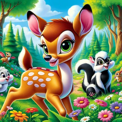 Bambi Png Bundle, Bambi Clipart Set, Bambi Deer Png, Thumper Rabbit  Clipart, Instant Download - Etsy