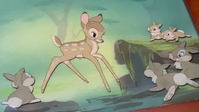 Bambi Original Production Cel and Background: Bambi and Bunnies – Choice  Fine Art