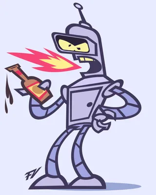 Bender Futurama fanart by BeefyCupcakes on DeviantArt