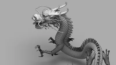 Азиатский китайский дракон 11 3D Модель $139 - .3ds .fbx .obj .max - Free3D