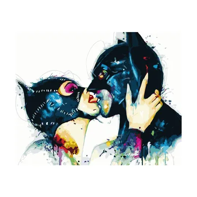 Бэтмен и женщина кошка | Рисунки, Бэтмен, Женщина-кошка