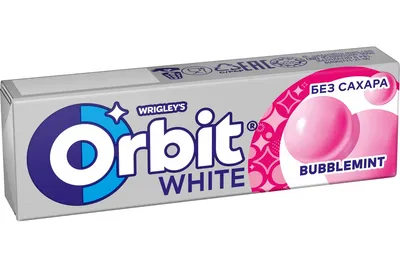Жевательная резинка Orbit White Bubblemint без сахара 13,6 г с бесплатной  доставкой на дом из «ВкусВилл» | Москва и вся Россия