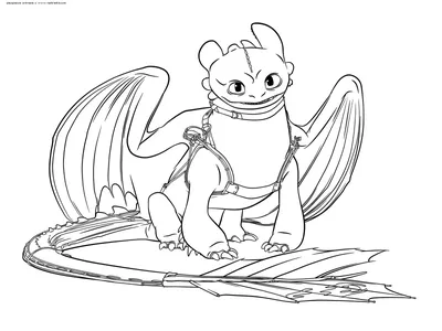 Как нарисовать беззубика из как приручить дракона | DRAWINGFORALL.RU