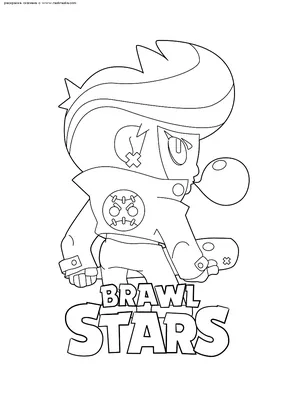 Биби персонаж игры Бравл Старс (Brawl Stars) Print Master 153204262 купить  за 415 ₽ в интернет-магазине Wildberries