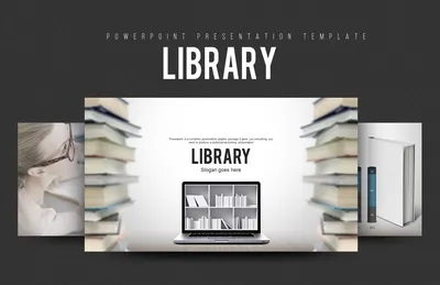 Книги - бесплатные шаблоны для PowerPoint и Google Slides