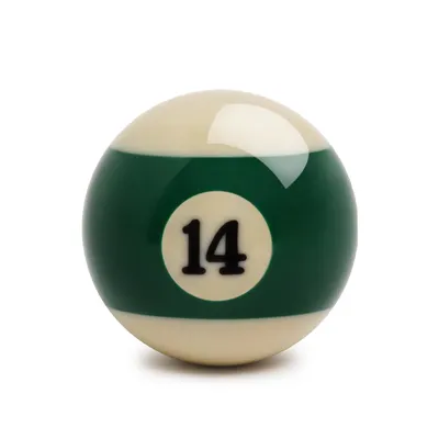Бильярдный шар Pool Standard №14 (57,2 мм) купить недорого - Фабрика  Бильярд №1