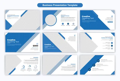 Business Review Dashboard PowerPoint Template 3