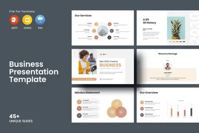 Business Speech Slide Design in PowerPoint and Keynote - Slidebazaar