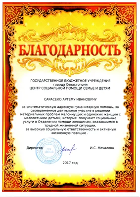 Благодарность директору (Ш-6526) - купить в Москве недорого: грамоты  учителям в интернет-магазине С-5.ru