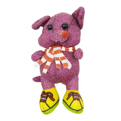 Купить игрушка мягкая \"Мышка фиолетовая, блестящая\", 21 см, цены на  Мегамаркет