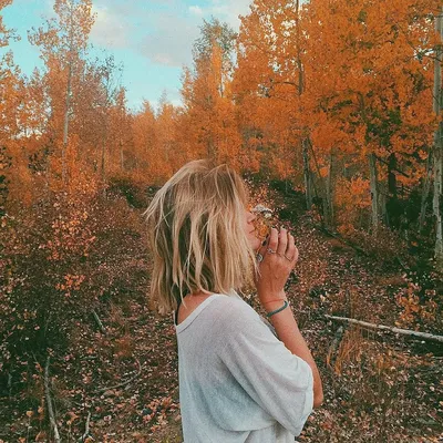Осень блондинка короткие волосы со спины (50 лучших фото)