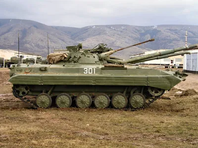 Russian bmp 4 grey background on Craiyon