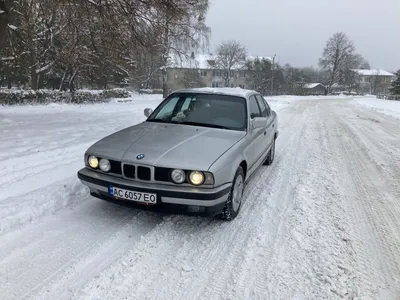 BMW 5-Series рестайлинг 1994, 1995, седан, 3 поколение, E34 технические  характеристики и комплектации